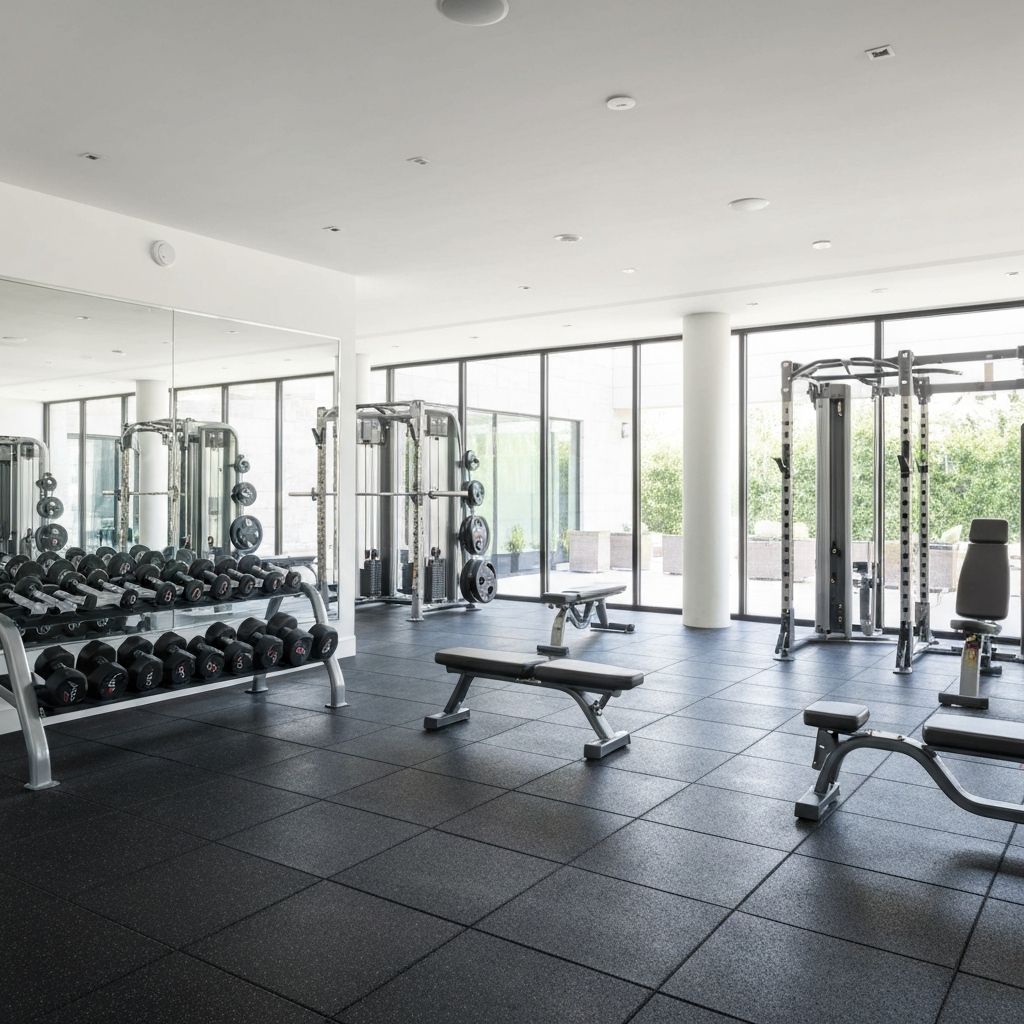 Strength and free weights area